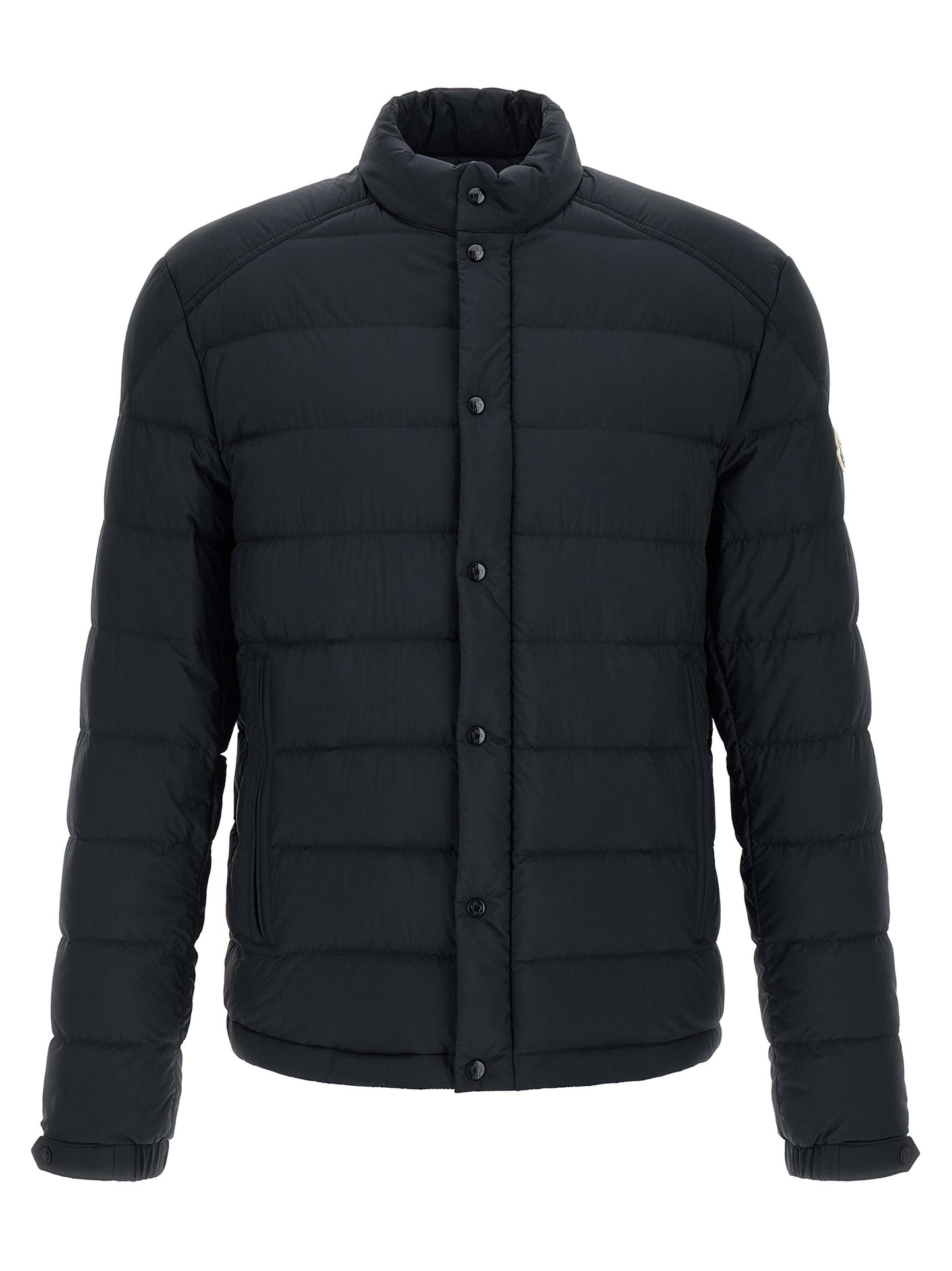 Blue Polyamide Full-Length Jacket