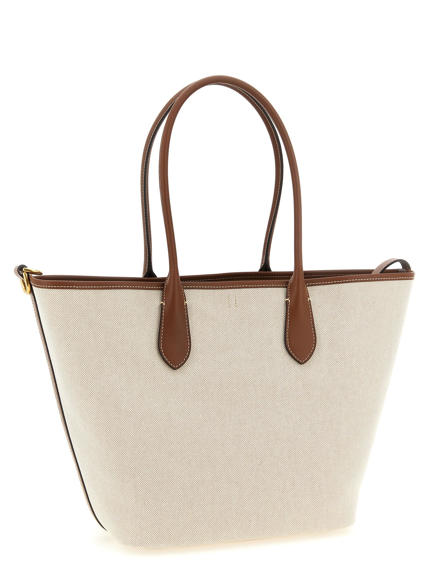 Brown Cotton Tote Bag