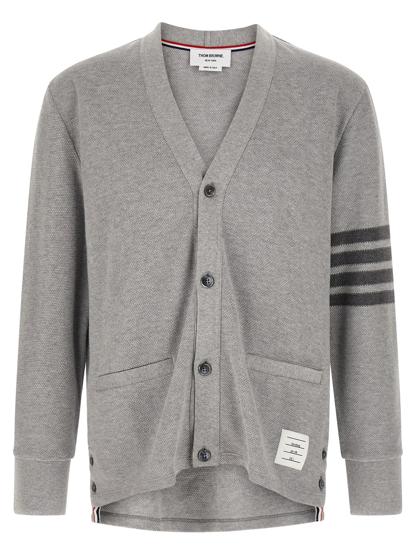 Gray Cotton Cardigan