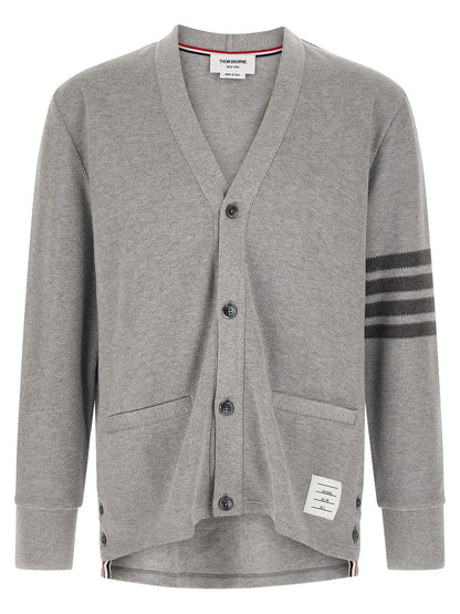 Gray Cotton Cardigan