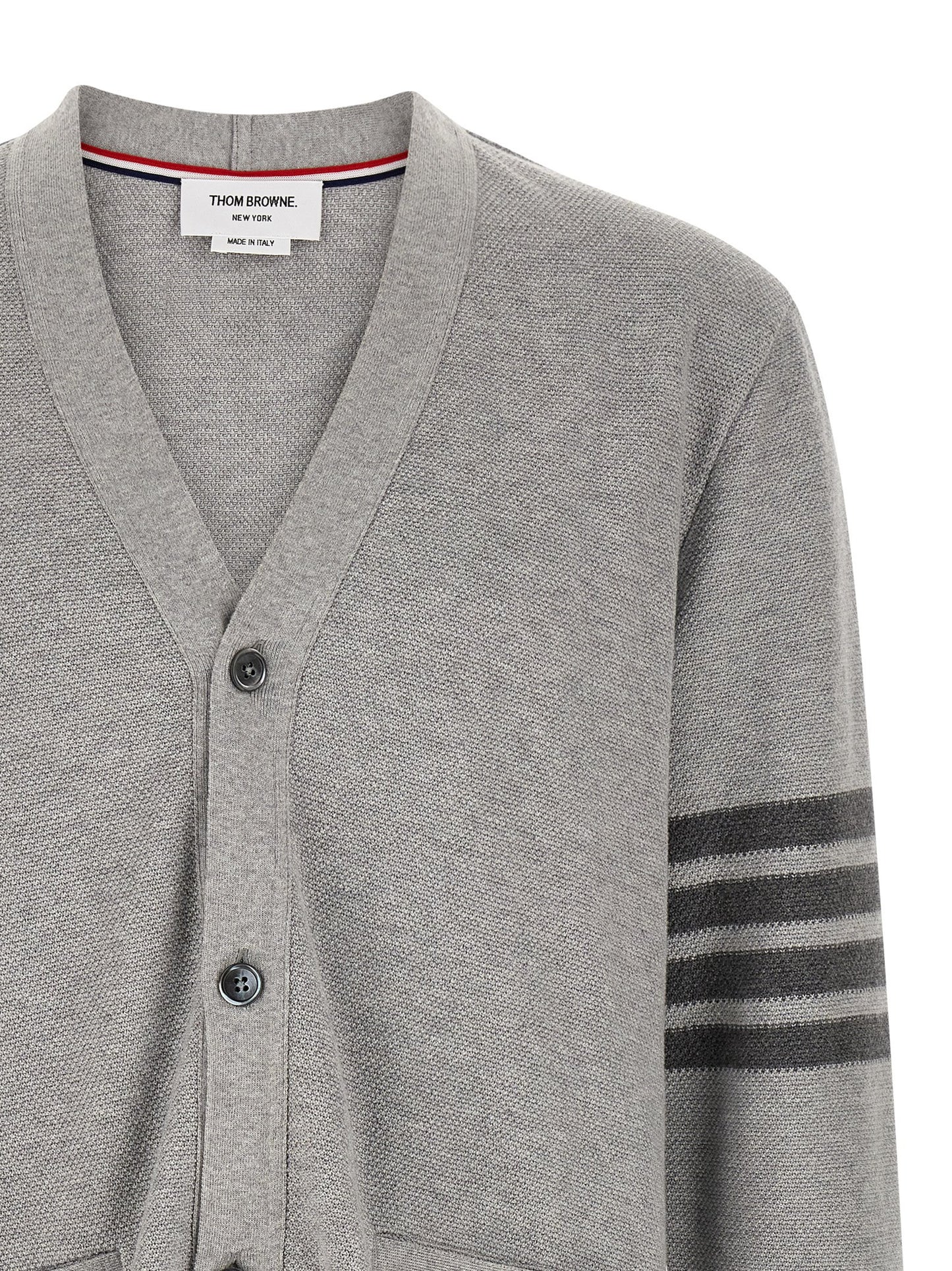 Gray Cotton Cardigan