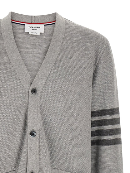 Gray Cotton Cardigan