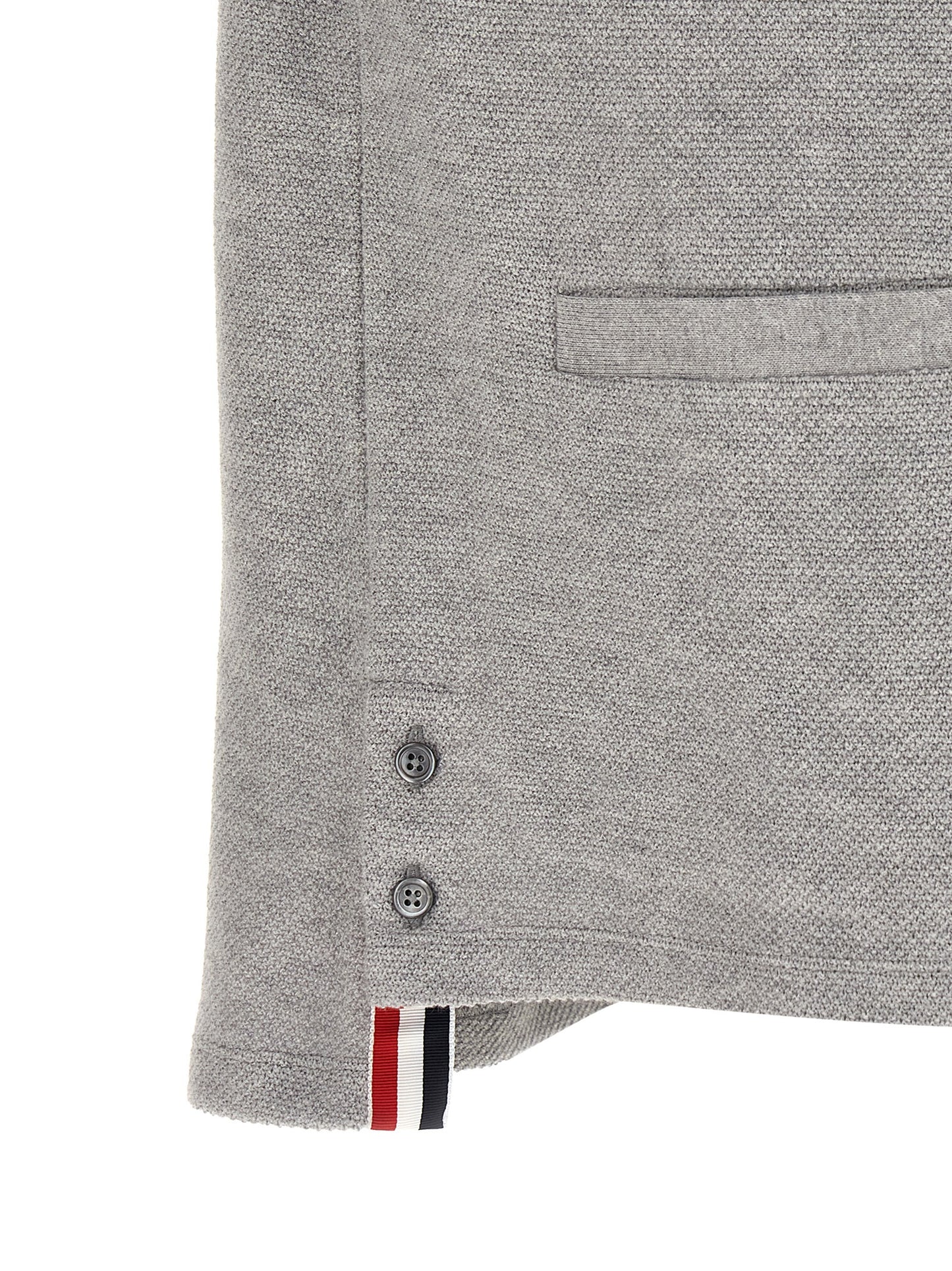 Gray Cotton Cardigan