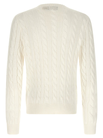 White Cotton Cardigan