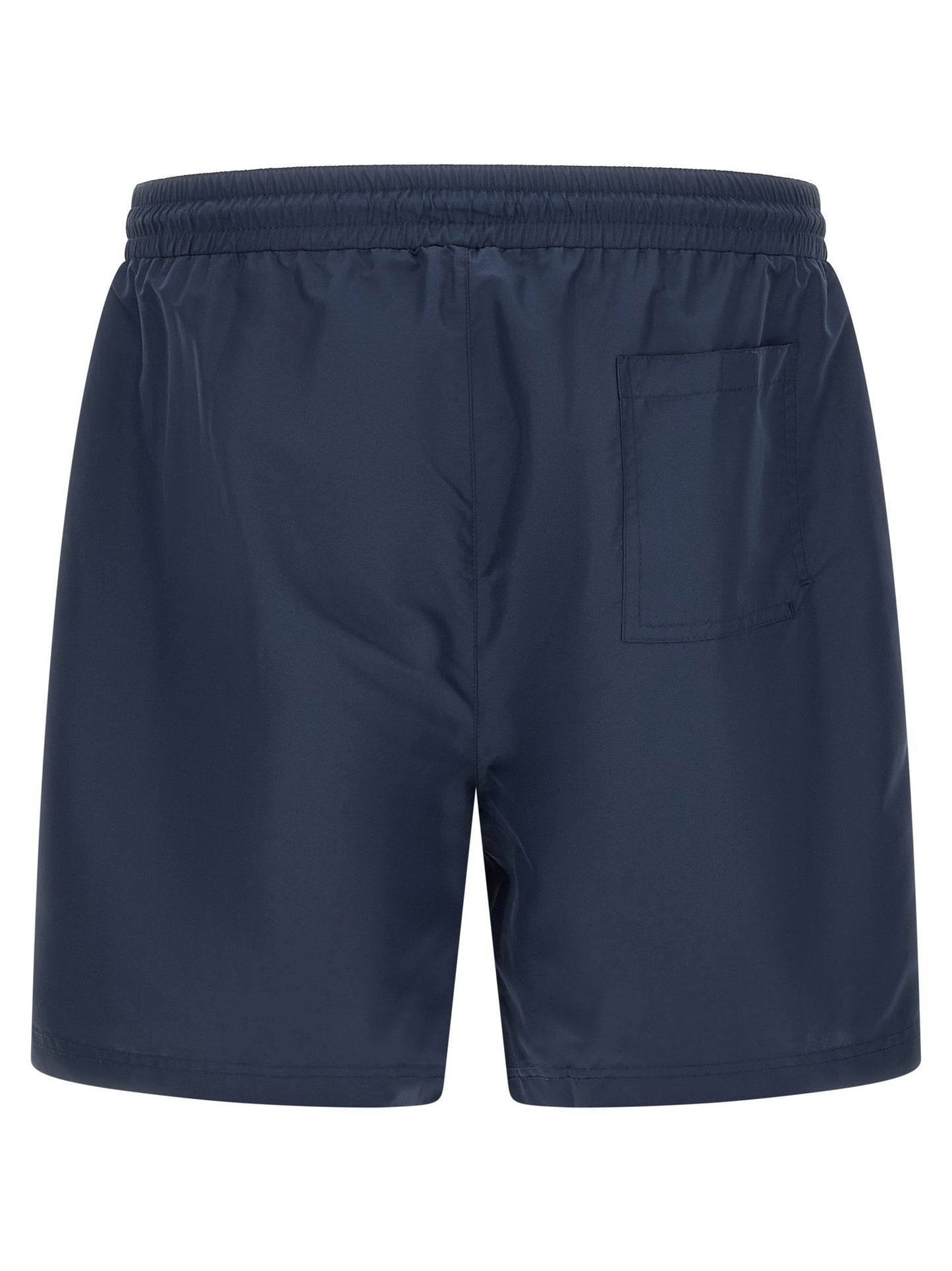 Blue Polyester Swim Shorts