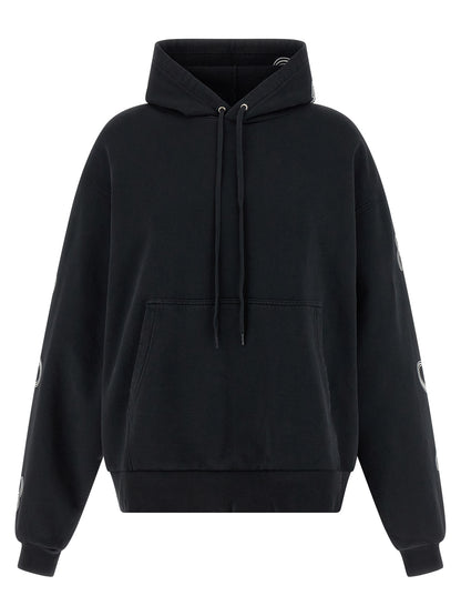Black Cotton Hoodie
