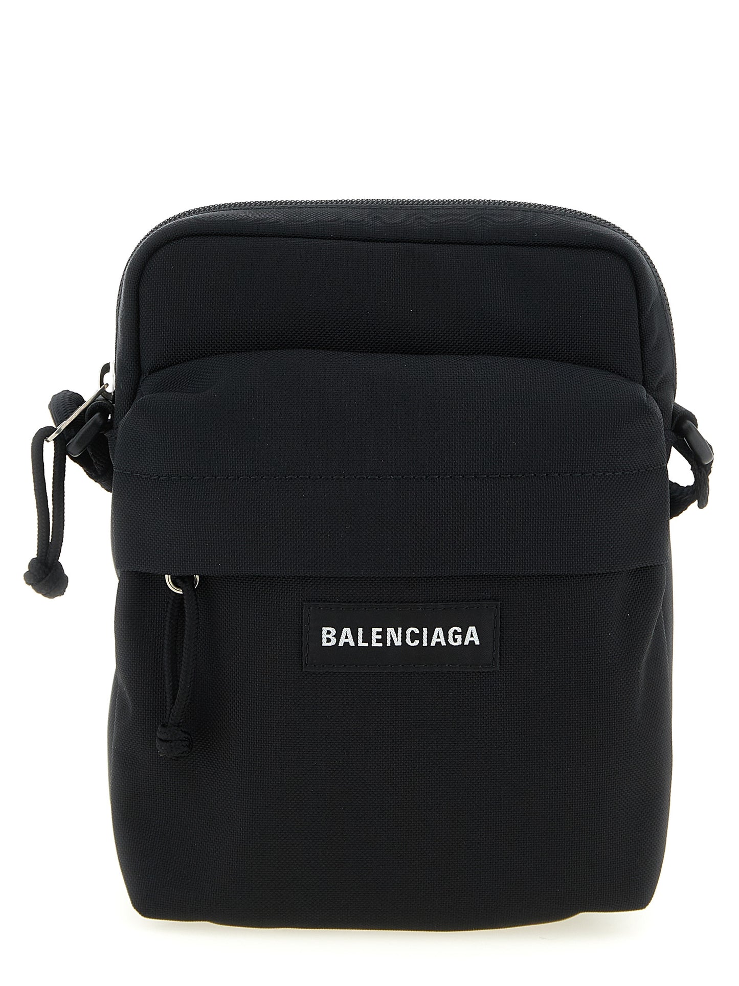 Black Polyamide Crossbody Bag