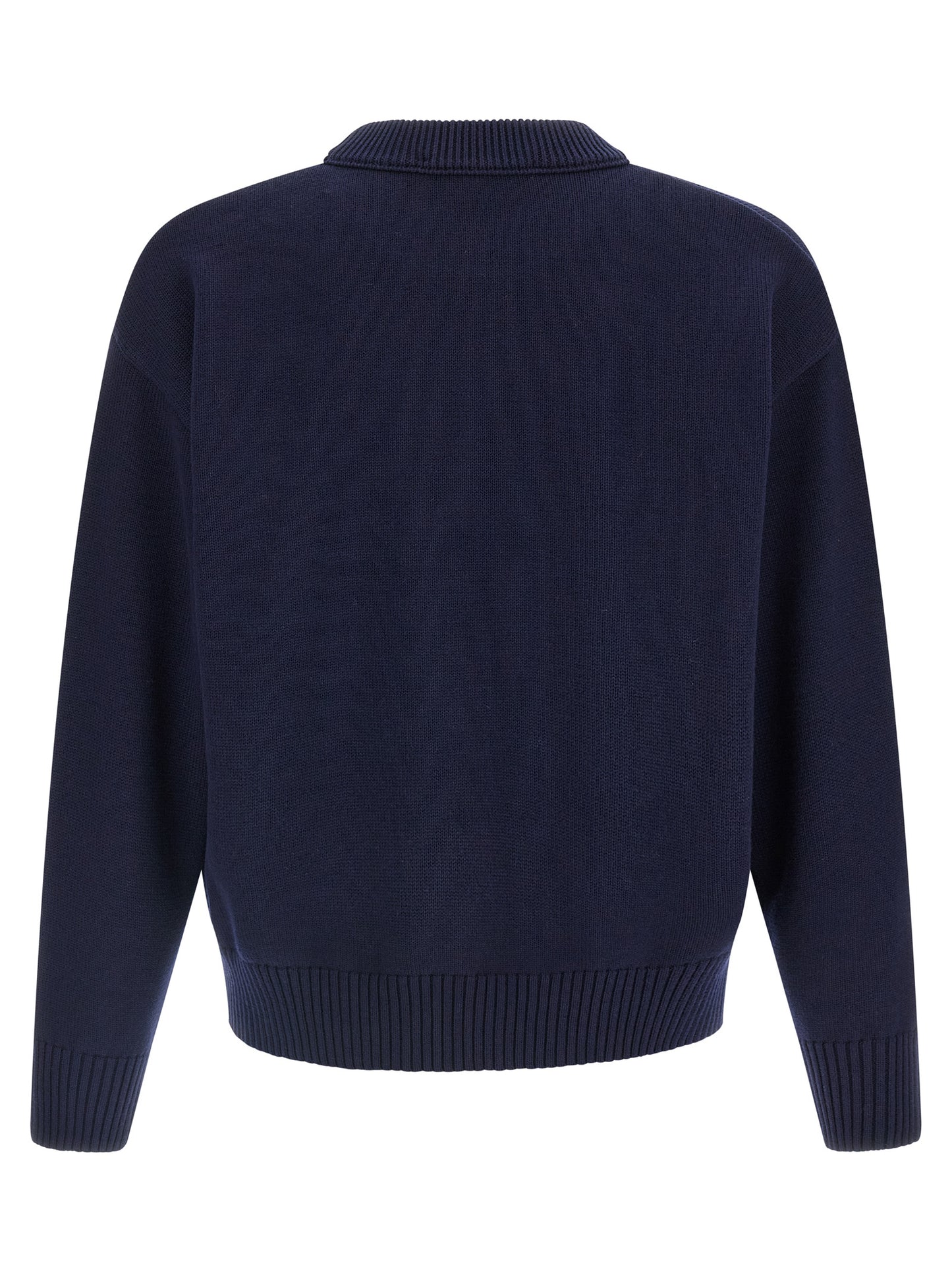 Blue Wool Cardigan