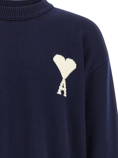 Blue Wool Cardigan