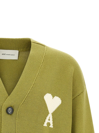 Bicolor Wool Cardigan
