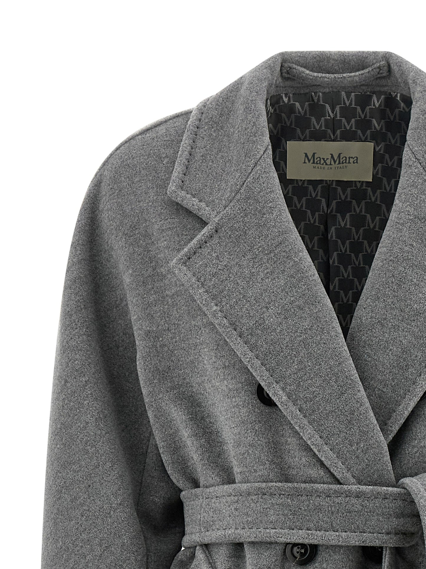 Gray Virgin Wool Coat