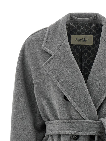 Gray Virgin Wool Coat