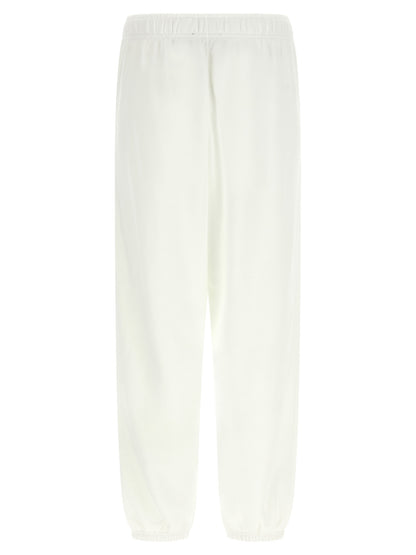 White Cotton Joggers (Workout Pants)