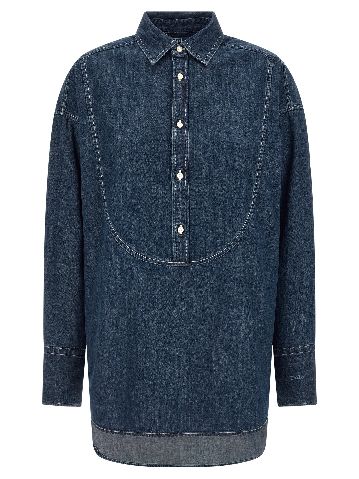 Blue Cotton Blouse
