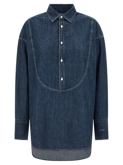 Blue Cotton Blouse