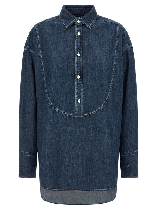 Blue Cotton Blouse