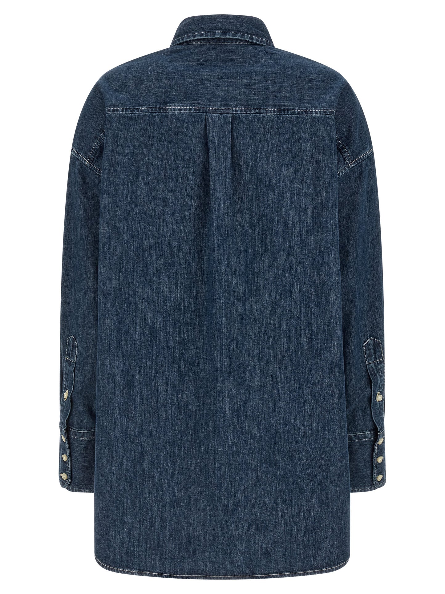 Blue Cotton Blouse
