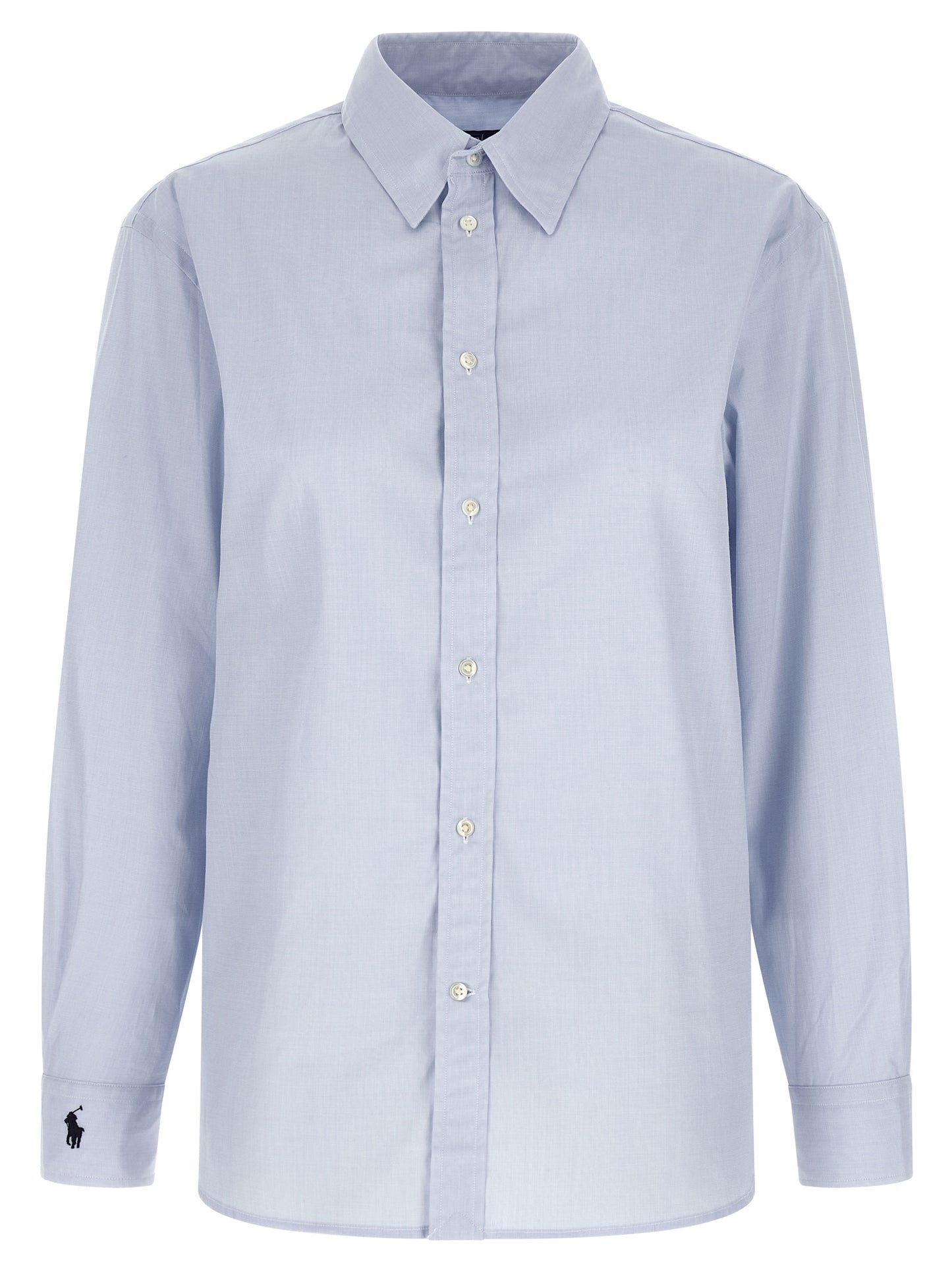 Blue Cotton Blouse