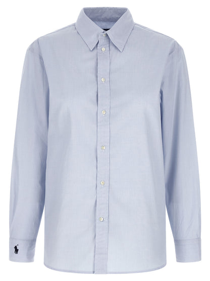 Blue Cotton Blouse