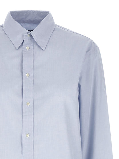 Blue Cotton Blouse