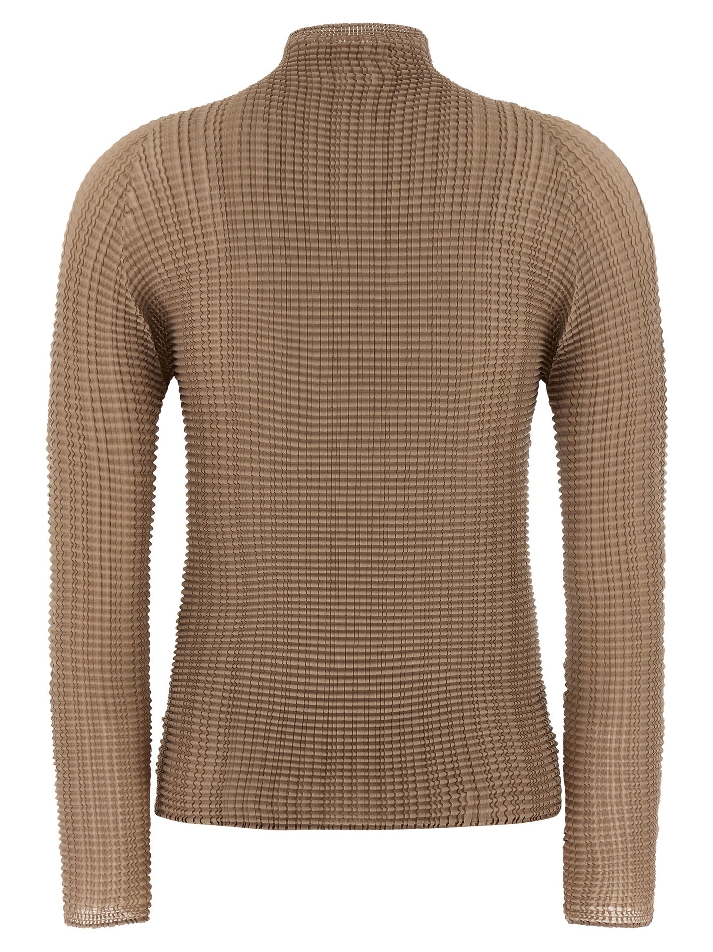 Beige Polyester Blouse