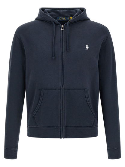 Blue Cotton Sweatshirt