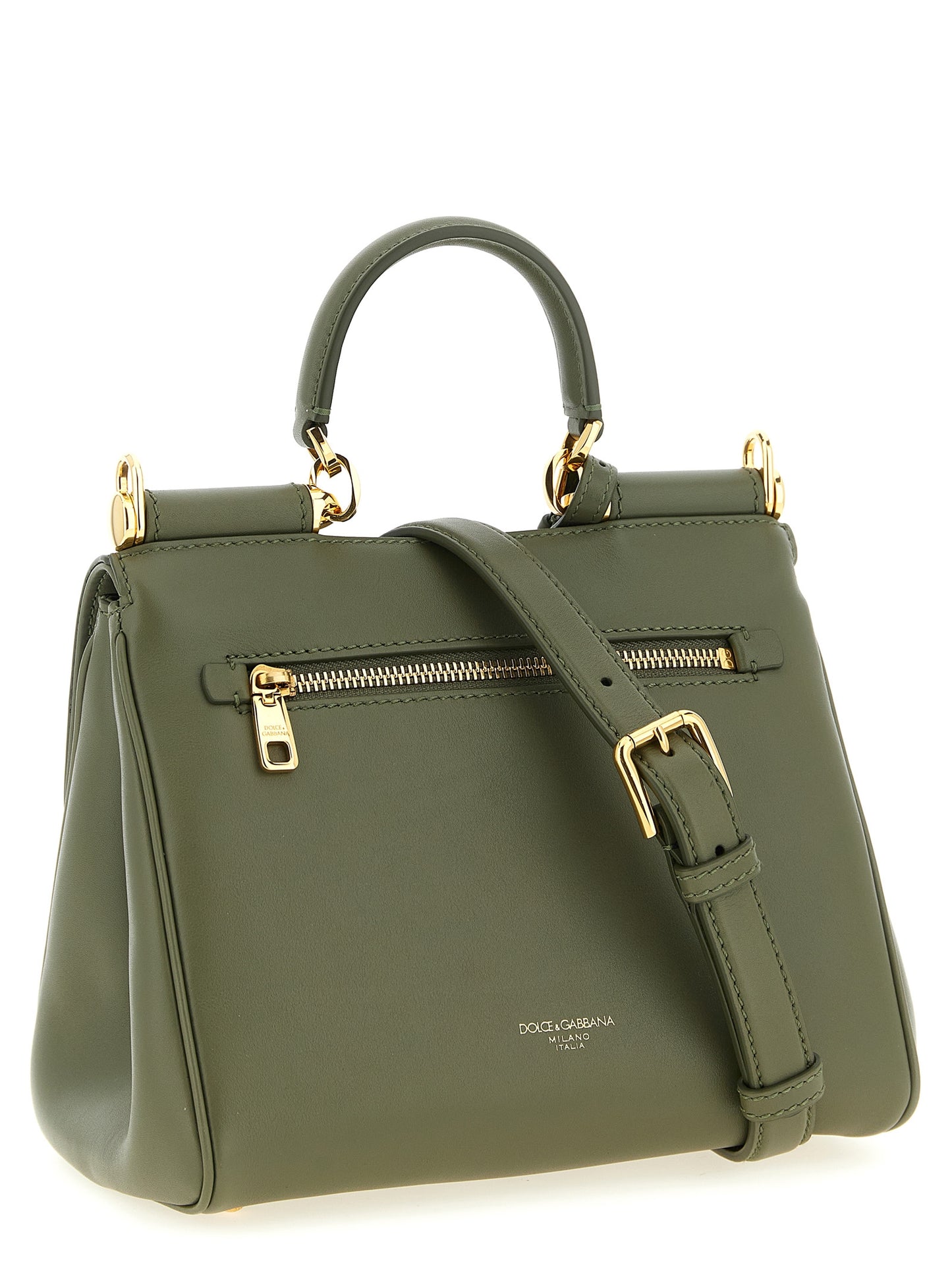 Bicolor Calfskin Handbag
