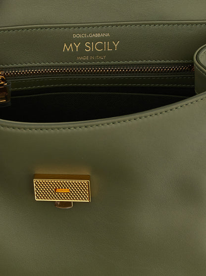 Bicolor Calfskin Handbag