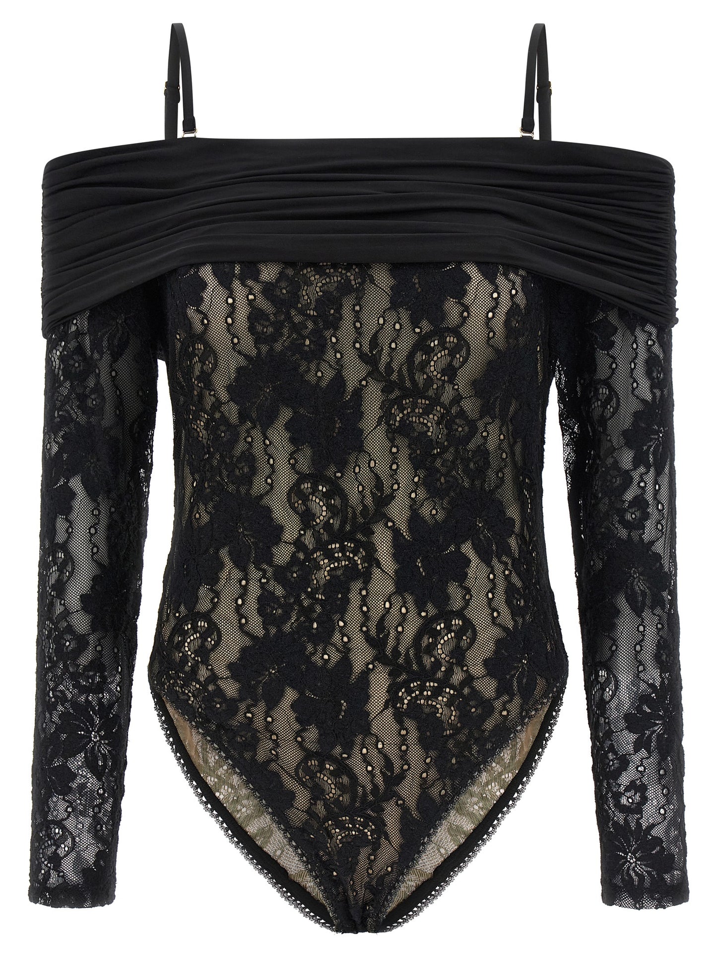 Black Polyamide Bodysuit