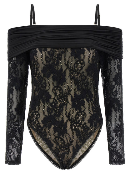 Black Polyamide Bodysuit