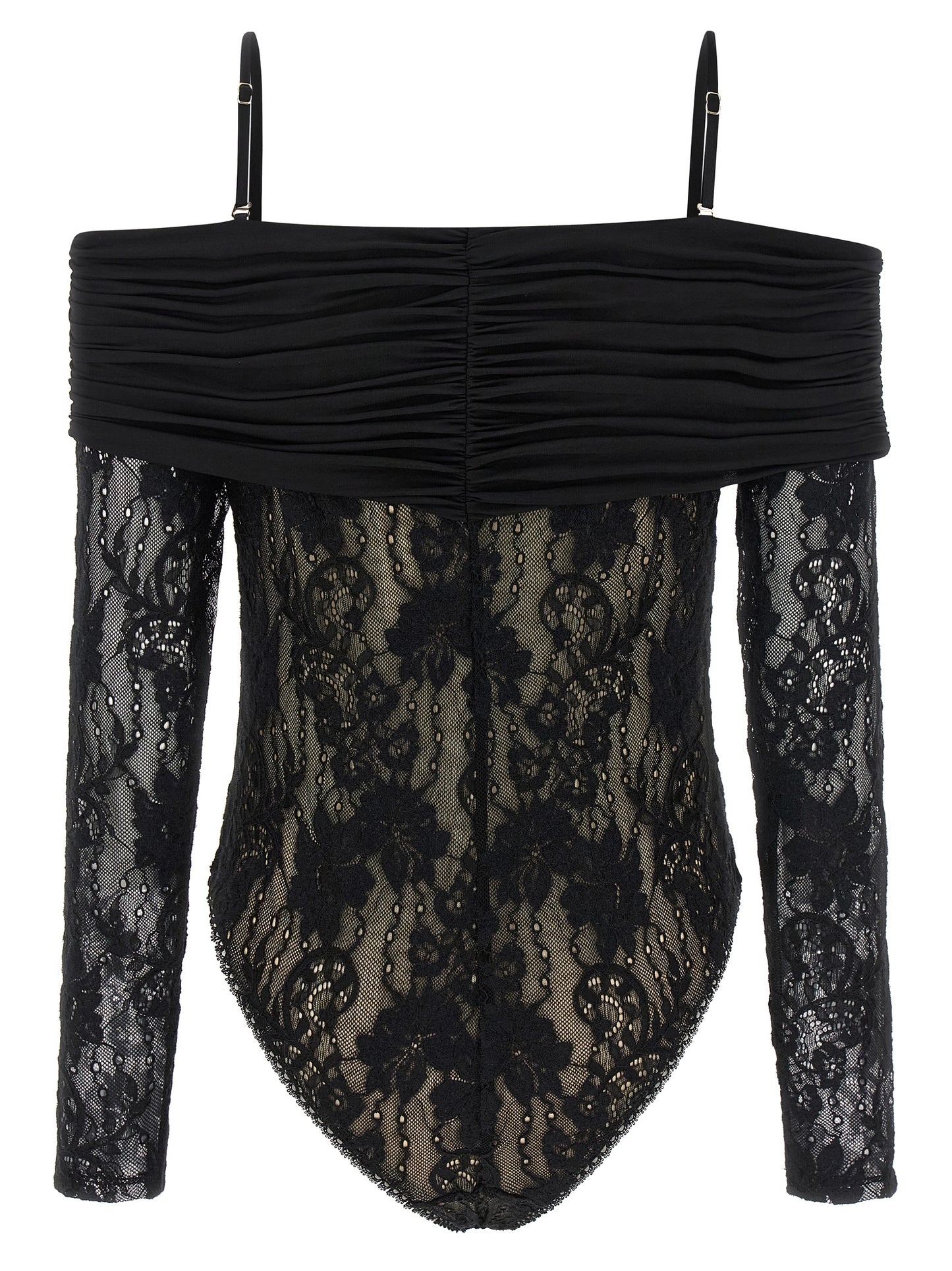Black Polyamide Bodysuit
