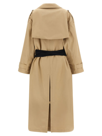 Beige Cotton Coat