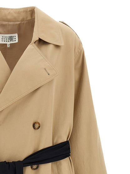 Beige Cotton Coat