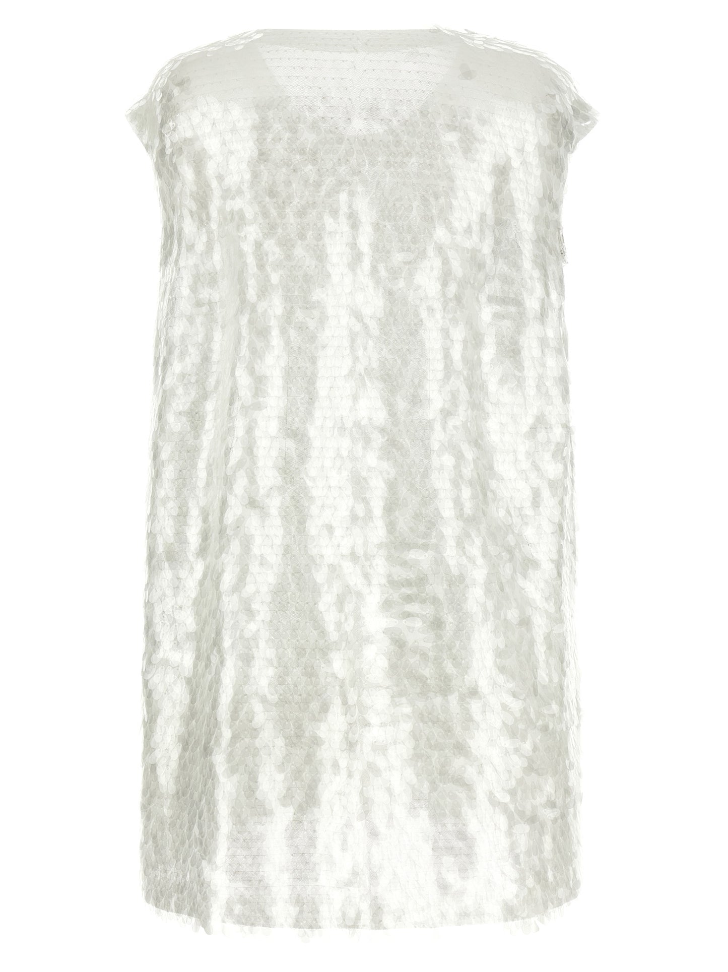 White Polyamide Tank Tops