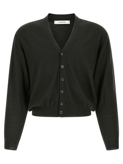 Black Marabou Cardigan