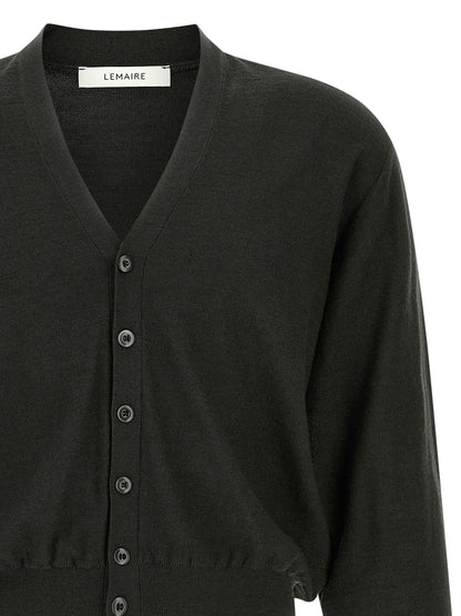 Black Marabou Cardigan