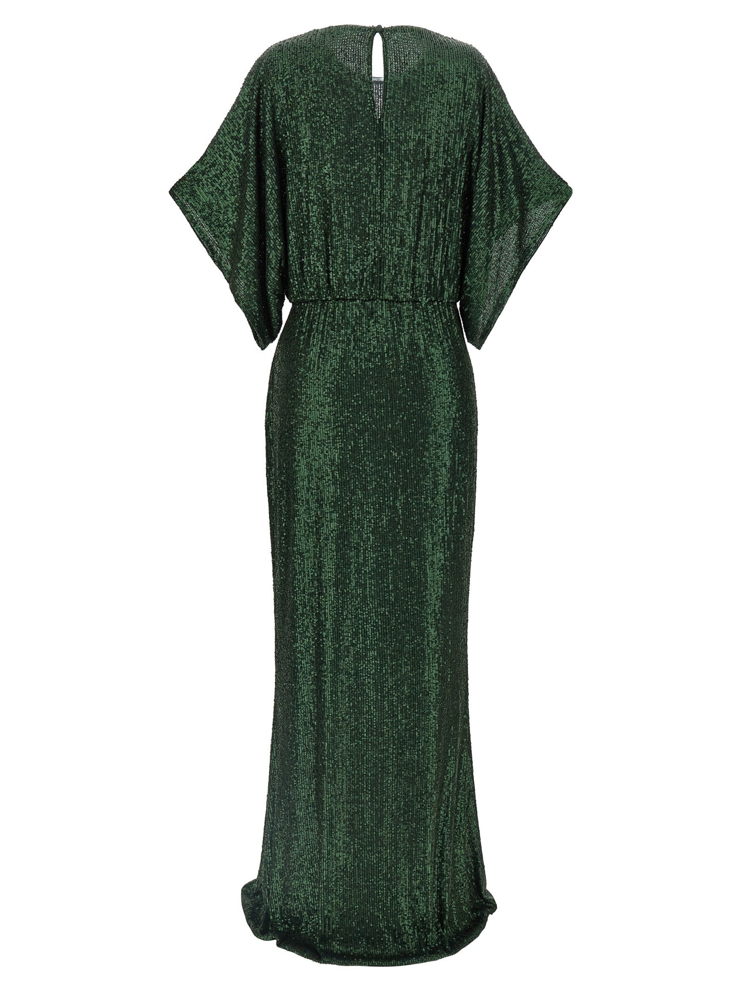 Bicolor Polyester Long Dress