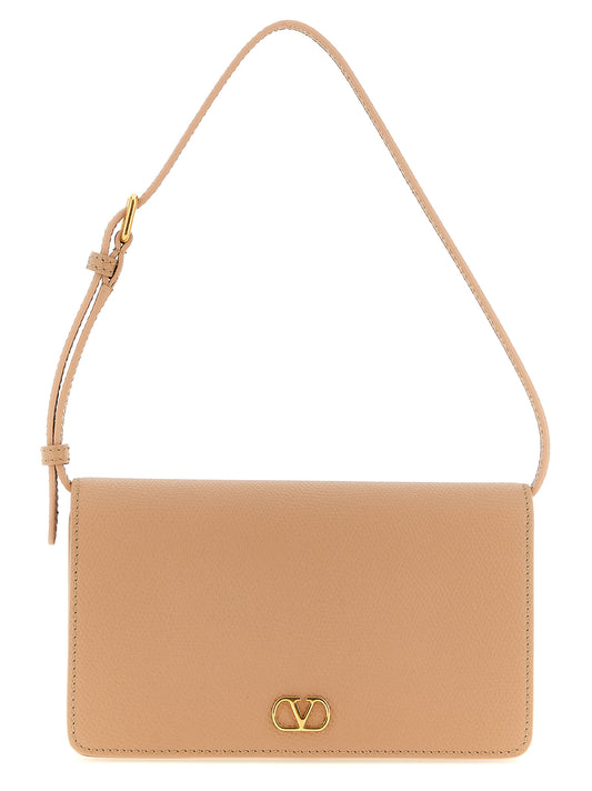 Multicolor Calfskin Shoulder Bag