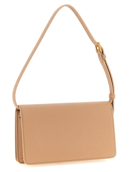 Multicolor Calfskin Shoulder Bag