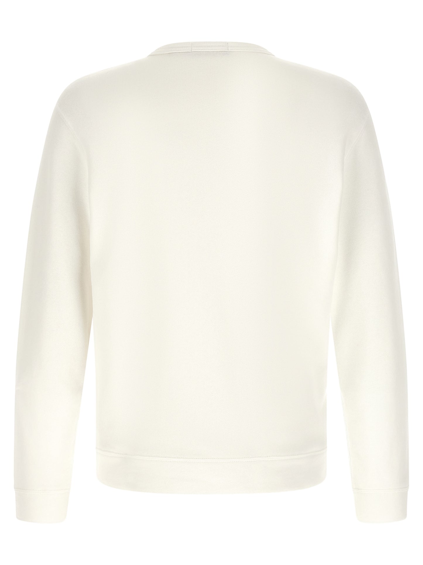 White Cotton Sweatshirt