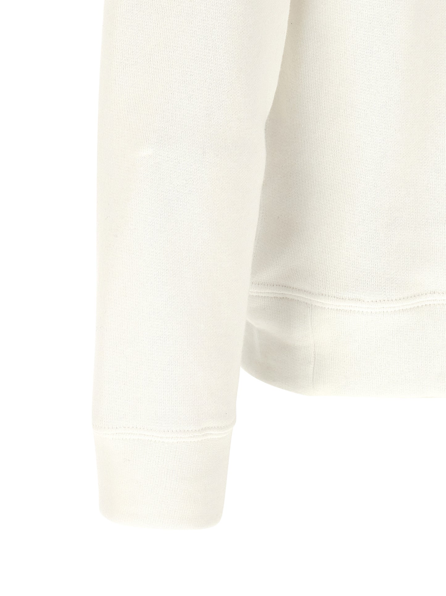 White Cotton Sweatshirt