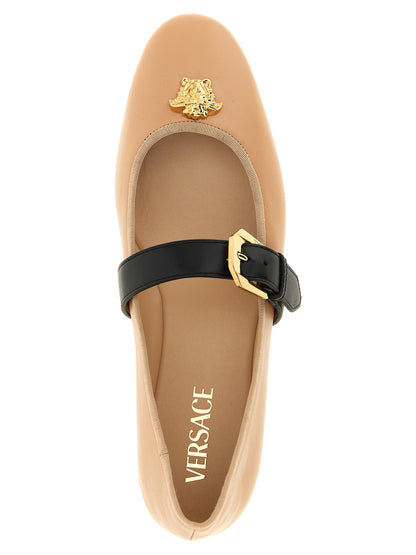 Multicolor Lamb Leather Ballet Flats