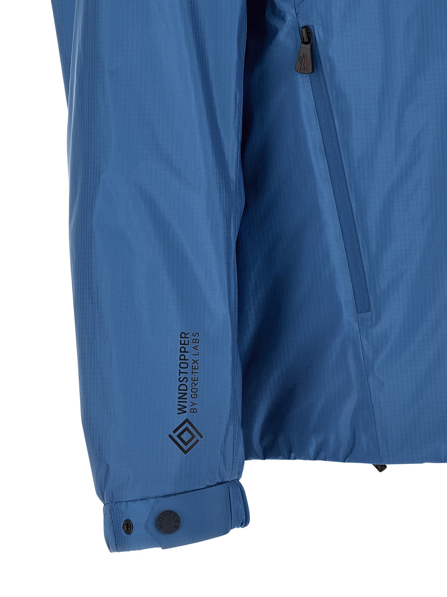 Blue Polyamide Shell Jacket