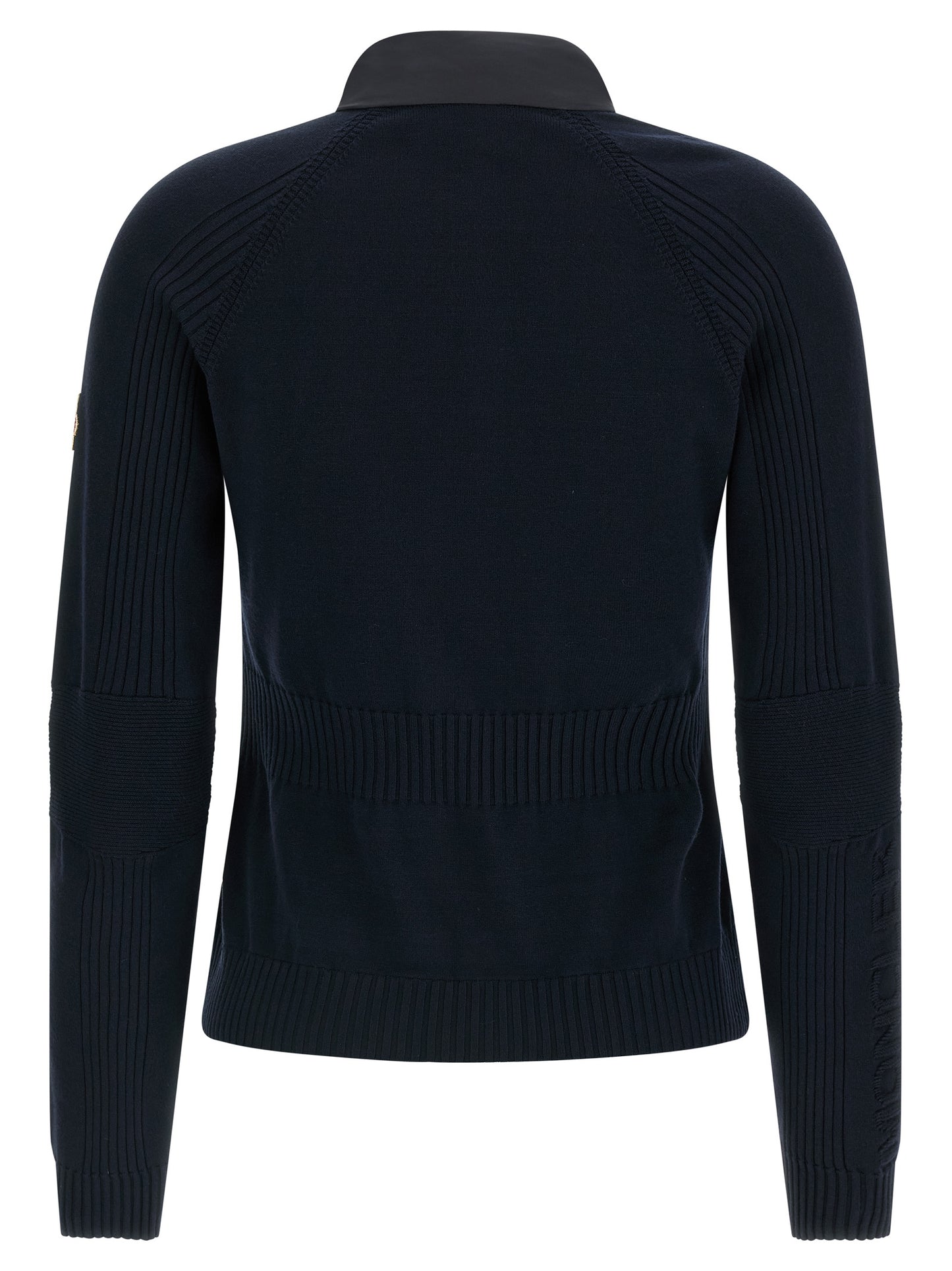 Blue Polyamide Cardigan