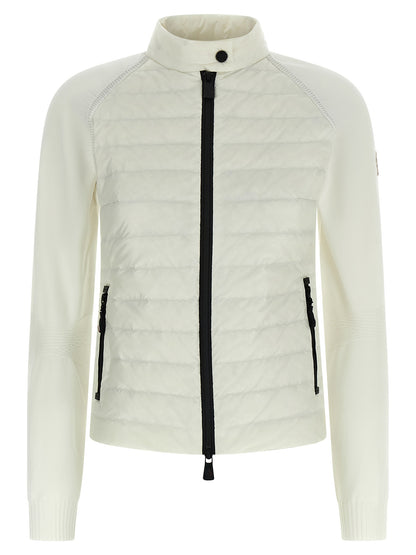 White Polyamide Cardigan