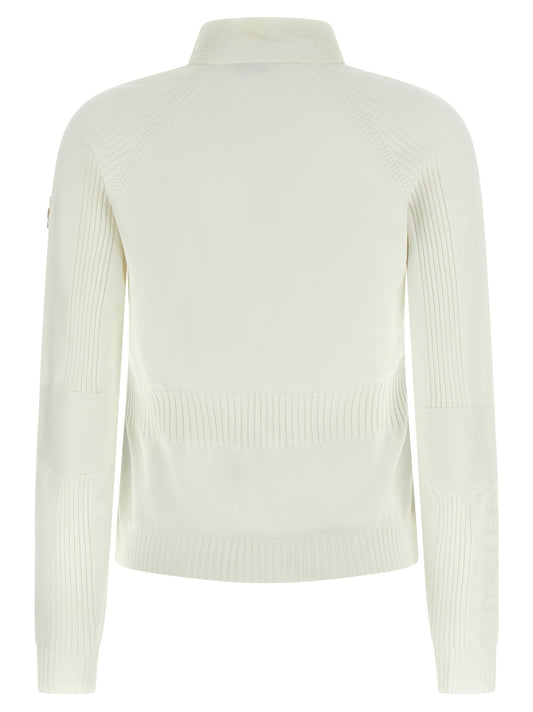 White Polyamide Cardigan