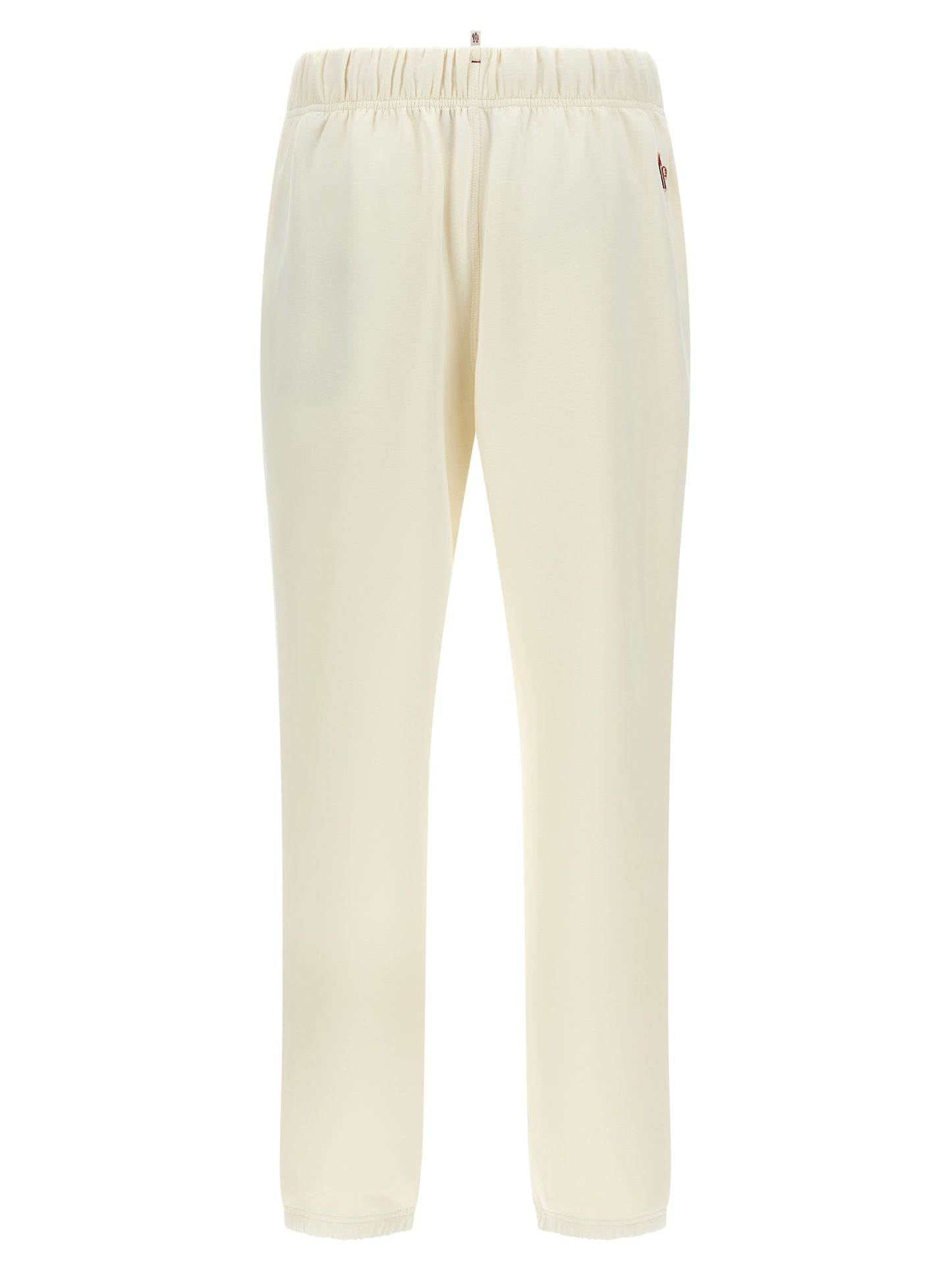 White Polyester Joggers (Workout Pants)