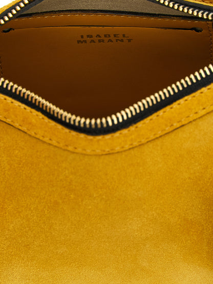 Bicolor Calfskin Shoulder Bag