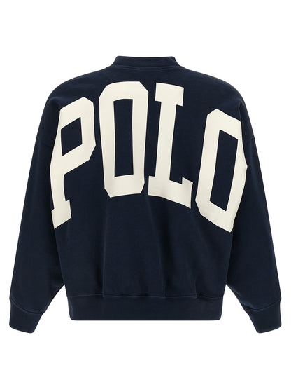 Blue Cotton Sweatshirt