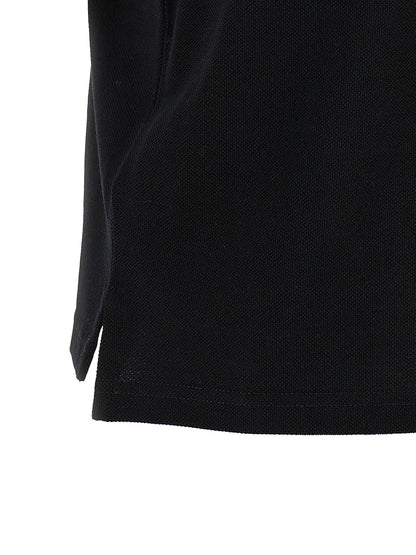 Black Cotton Polo Shirt